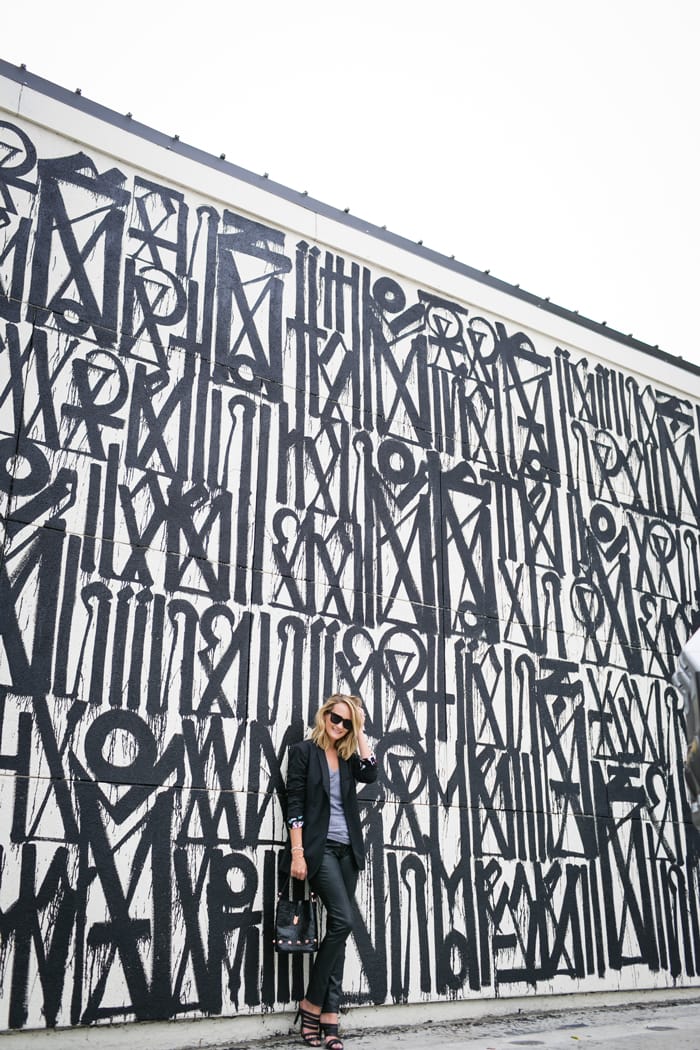 RETNA mural on Craig's, Style Editrix, West Hollywood Design District