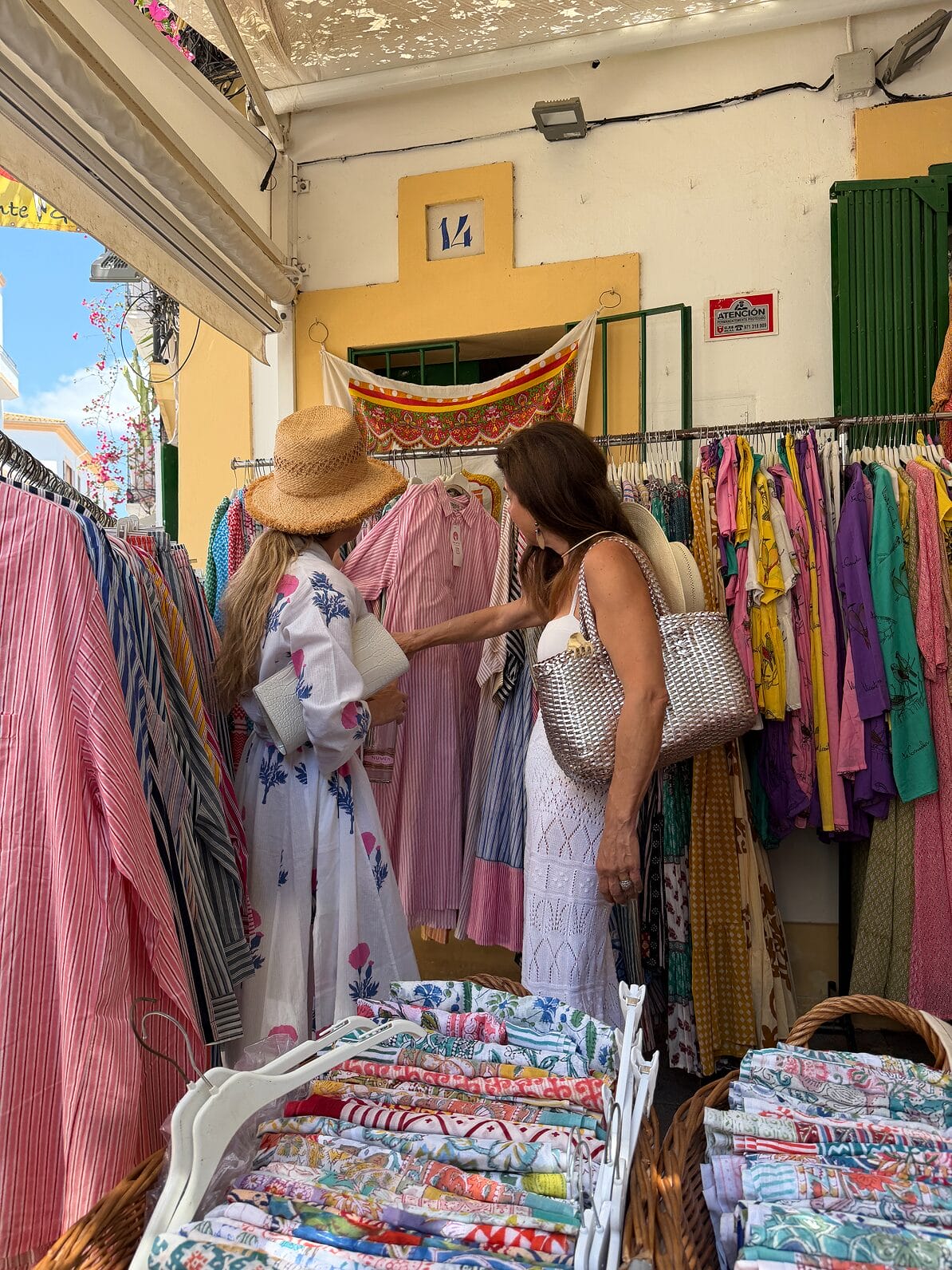 Boutique shopping in Ibiza