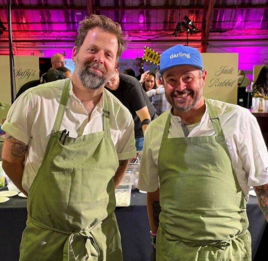 Chef Ben and Chef Sean at the LA Times 101 Best Restaurants Reveal